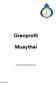 Grenprofil Muaythai. Svenska Muaythaiförbundet. Oskar Lavesson