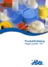 Produktkatalog. Plugger og hetter - DBI