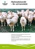 Marknadsöversikt får- och lammkött