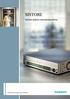 SISTORE. Siemens digitala videolagringsenheter. Building Technologies, Security Products