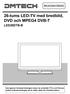 26-tums LED-TV med bredbild, DVD och MPEG4 DVB-T