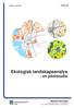 Ekologisk landskapsanalys - en pilotstudie