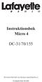 Instruktionsbok Micro 4