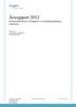 Årsrapport 2012. Smittskyddsenhetens årsrapport över anmälningspliktiga sjukdomar. Smittskyddsenheten. 2013-05-13 Landstinget i Östergötland