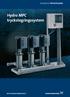 GRUNDFOS TRYCKSTEGRING. Hydro MPC tryckstegringssystem