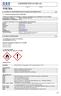 SÄKERHETSDATABLAD. Ring 112 begär Giftinformationscentralen. I mindre akuta fall ring 08-33 12 31.