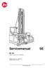 Servicemanual BT VR. Gäller från maskinnummer: 334965AA- Beställningsnummer: 174803-020 Utfärdad: 1999-06-03 SSD. BT Industries AB