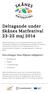 Deltagande under Skånes Matfestival 23-25 maj 2014