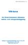 VA-taxa. för Orust kommuns allmänna vatten- och avloppsanläggning