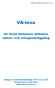 VA-taxa. för Orust kommuns allmänna vatten- och avloppsanläggning