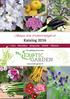 EXOTIC GARDEN EXOTIC GARDEN. Skapa din drömträdgård Katalog 2016. Fröer Blomlökar Sättpotatis Sättlök Tillbehör. www.exoticgarden.