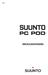 1. INTRODUKTION TILL SUUNTO PC POD 2. INSTALLERA SUUNTOS PROGRAMVARA 3. ANSLUTA SUUNTO PC POD