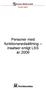 SOCIALTJÄNST. Personer med funktionsnedsättning insatser enligt LSS år 2009