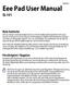 Eee Pad User Manual SL101. Byta batterier. Försiktighet i flygplan SW6551