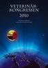 VETERINÄRkongressen. Sveriges Veterinärförbund Sveriges Veterinärmedicinska Sällskap