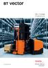 www.toyota-forklifts.se 1,0 1,5 ton Smalgångstruckar