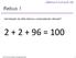 Lilliehorn Konsult AB. Rebus 1. Vad betyder de olika delarna i nedanstående räknetal? 2 + 2 + 96 = 100. 2012 Folkuniversitetet_Ombyggnadsprojekt