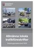 Allmänna lokala trafikföreskrifter