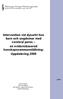 Intervention vid dysartri hos barn och ungdomar med cerebral pares en evidensbaserad kunskapssammanställning: Uppdatering 2009