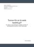 Turism-för en levande landsbygd?