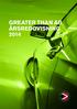 GREATER THAN AB ÅRSREDOVISNING 2014