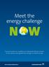 N W. Meet the energy challenge