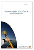 2011-06-16. Kommunplan 2012-2014 Kommunfullmäktiges beslut