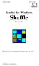 Handicom. Symbol for Windows. Shuffle. Version 3.4. Handicom, Nederländerna/Frölunda Data AB 2009. Handicom NL / Frölunda Data AB