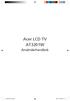 Acer LCD TV AT3201W. Användarhandbok. 12-AT3201W_SW_eu.indd 1 2005/5/9 U È 01:41:56