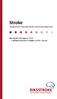 Stroke WEBBRAPPORT FRÅN RIKSSTROKE UTGIVEN DECEMBER 2015. Riksstrokes årsrapport 2014 3-MÅNADERSUPPFÖLJNING EFTER STROKE