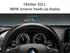 Oktober 2011: BMW lanserar heads-up display