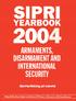 SIPRI:s forskningsresultat publiceras i böcker och på Internet: http://www.sipri.org.