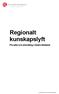 Regionalt kunskapslyft För jobb och utveckling i Västra Götaland