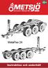 MetaFlex 24. Instruktion och underhåll. Ver. 2014-05 www.metsjo.se 1
