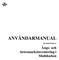 ANVÄNDARMANUAL. för hantering av. Ängs- och betesmarksinventering i Multikuben