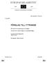 EUROPAPARLAMENTET. Utskottet för sysselsättning och socialfrågor FÖRSLAG TILL YTTRANDE. från utskottet för sysselsättning och socialfrågor