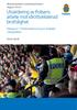 Utvärdering av Polisens arbete mot idrottsrelaterad brottslighet