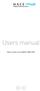 Users manual. Ultra sonic humidifier MJS-601
