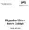 99 punkter för ett bättre Lidingö