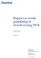 Rapport avseende granskning av årsredovisning 2014.