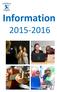Information 2015-2016