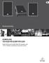 Bruksanvisning EUROLIVE VS1520/VS1220F/VS1220. High-Performance 600-Watt PA Speaker with 15/12 Woofer and Electro-Dynamic Driver