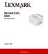 Skrivare E321, E323. Användarreferens. oktober 2002. www.lexmark.se