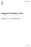 Rapport folkhälsa 2009