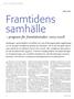 Framtidens samhälle. program för framtidsstudier 2005 2008