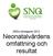 SNQ:s årsrapport 2012: Neonatalvårdens omfattning och resultat