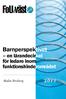 Barnperspektivet. en lärandecirkel för ledare inom funktionshinderområdet. Malin Broberg