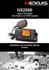 NX2500 Marin VHF Radio med Navtex och GPS repeater