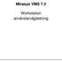 Mirasys VMS 7.3. Workstation användarvägledning
