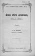 Twå olika grannar, WasaDjurskydds-förenings folkskrift. N:o 2. VM^M. teckning ur werkligheten. 7 Kapitel. L. L. Laurén. destyreljens n, w, ordförande.